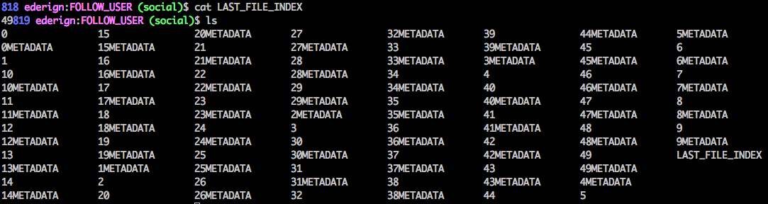 file index